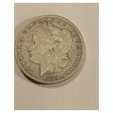 1880-CC Morgan Silver Dollar Coin