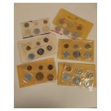 1959, 1960, 1961, 1962, 1963 U.S. Proof Coin Sets