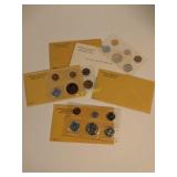 1959, 1960, 1961, 1963, 1964 U.S. Proof Coin Sets