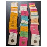 102 Penny Coins from 1954 and 1955
