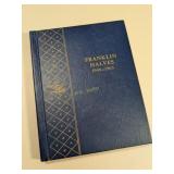 35 Franklin Half Dollar Coins in Book from 1948 -