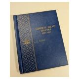 12 Silver Liberty Head Half Dollar Coins in Book
