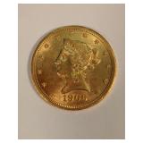 1906-D Liberty Head Gold 10 Dollar Coin