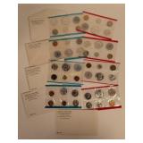 1962, 1963, 1964, 1965, 1968 U.S. Uncirculated Coi