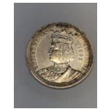 1893 Isabella Quarter Coin