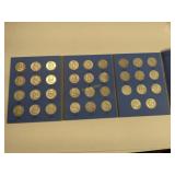 35 Franklin Half Dollar Coins in Book Starting