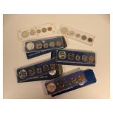 Two 1964 Proof Coin Sets plus Two 1966 and Two
