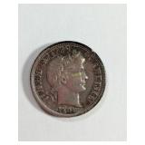 1901-0  Silver Barber Dime Coin