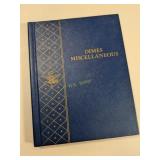 120 Roosevelt Dimes Coins in Book from 1961 to 196