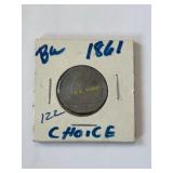 1861 ï¿½Choiceï¿½ Silver Quarter