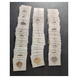 80 Silver 1958-P Washington Quarter Coins