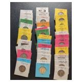 55 Silver 1947 Washington Quarter Coins