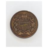 1864 Two Cent Coin