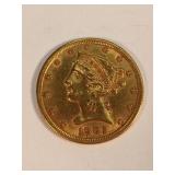 1901-P Classic Head 5 Dollar Gold Coin