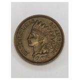 1902 Indian Head Penny Coin