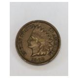 1908-S Indian Head Penny Coin