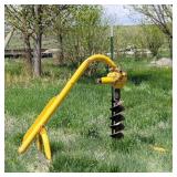 3 point post hole auger