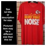 M, KC Chiefs T-Shirt, Red, Make Some Noise
