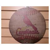 St. Louis Cardinals 12" Round Wooden Sign