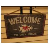 KC Chiefs Welcome Sign