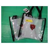 2 Chicago Bears Stadium Clear Plastic Bag