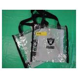 2 Las Vegas Raiders Stadium Clear Plastic Bag