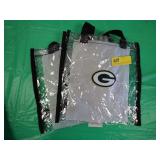 2 Green Bay Packers Stadium Clear Plastic Bag