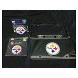 Pittsburgh Steelers Auto Lot: Hitch Cover, License