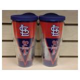 TWO St. Louis Cardinals Tumbler Drinkware