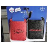Arkansas Razorbacks Set of 2 Card Wallet (Stick to