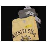 5 WSU T-Shirts, all size medium