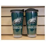 TWO Philadelphia Eagles Tumbler Drinkware