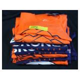 11 Denver Bronco T-Shirts, Orange & Blue Brand: Ni