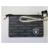 Las Vegas Raiders Zipper Wristlet 6"X9"