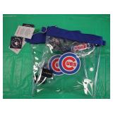 2 Chicago Cubs Clear Plastic Zipper Pouch with Str