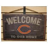 Chicago Bears  "Welcome to Our Home" Wooden Sign