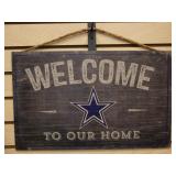 Dallas Cowboys  "Welcome to Our Home" Wooden Sign