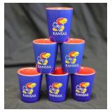 SIX KU Blue & Red Shot Glass