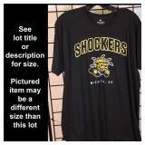 L, Wichita State Shockers T-Shirt, Black
