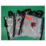 3 Chicago Bears Stadium Clear Plastic Bag