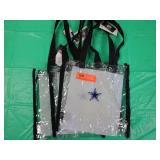 3 Dallas Cowboys Stadium Clear Plastic Bag