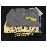 5 WSU T-Shirts, all size large