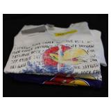 6 KU Jayhawk T-Shirts, Blue & White