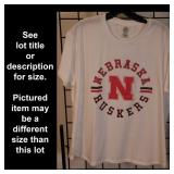 M, Nebraska Huskers T-Shirt, White