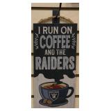 Las Vegas Raiders Wooden Coffee Sign
