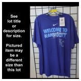 M, Welcome to Kansas City Royals T-Shirt, Blue
