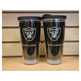 TWO Las Vegas Raiders Tumbler Drinkware