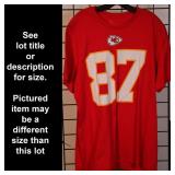 L, KC Chiefs 87 Kelce T-Shirt, Red, Nike