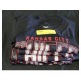 6 KC ChiefsT-Shirt, Black, Brand: Fanatics