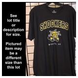 XL, Wichita State Shockers T-Shirt, Black